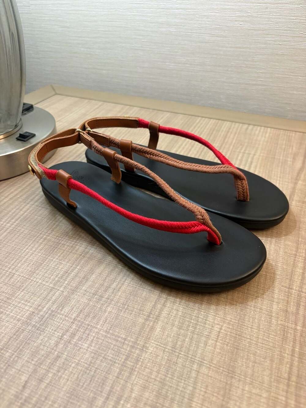 Ancient Greek Sandals Zoi Leather-Trimmed Braided Cord Sandals - Picture 2 of 10